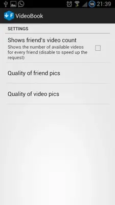 FaceVideo Video Downloader android App screenshot 1